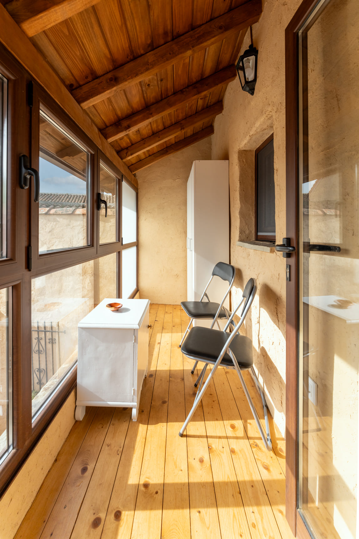 Terraza cubierta de la casa