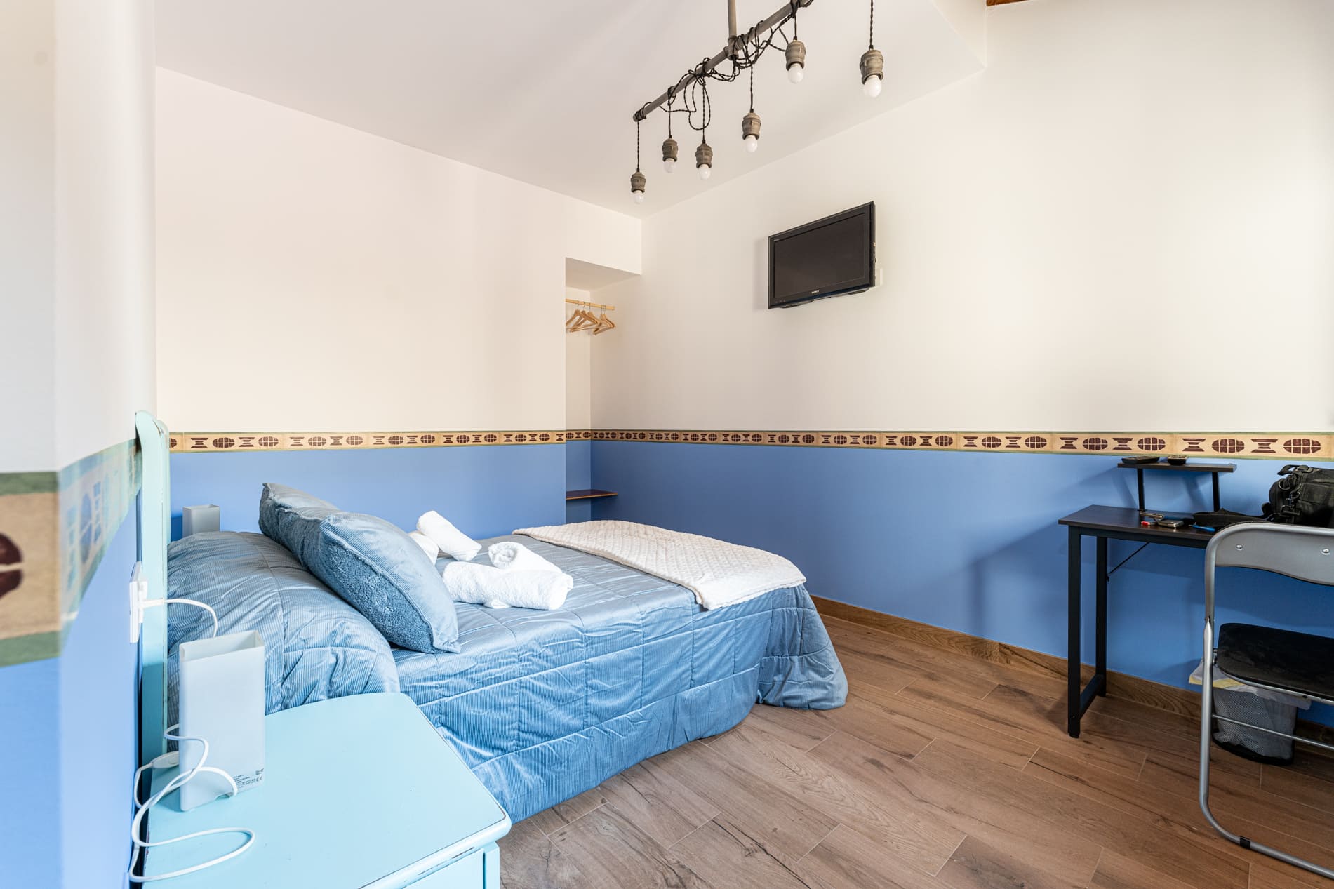 Dormitorio preparado para huéspedes