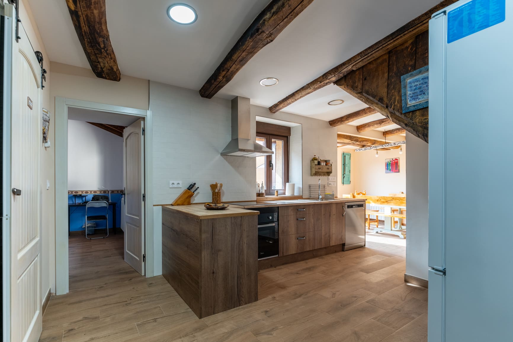 Interior rústico y acogedor de La Casa Vieja